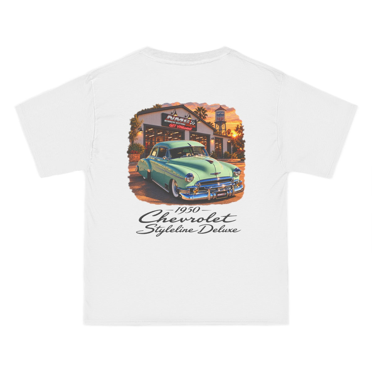 Numbers Matching Garage 1950 Chevrolet Styleline Deluxe Graphic T-Shirt