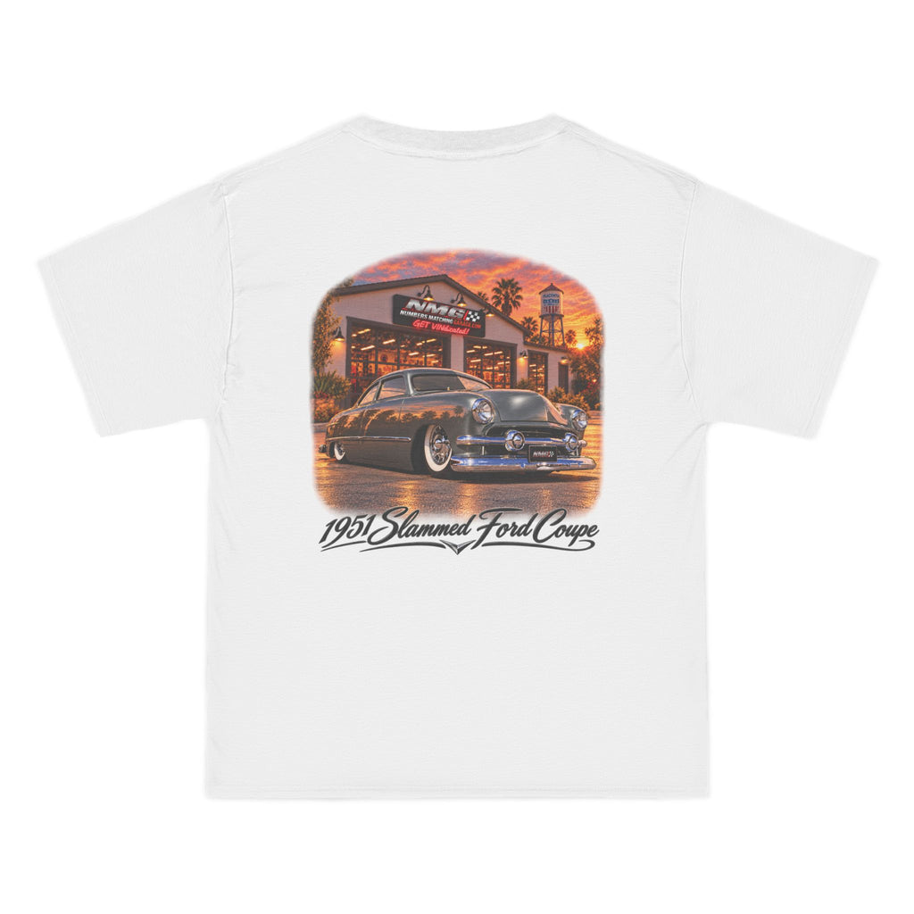 Numbers Matching Garage 1951 slammed Ford Coupe Graphic T-Shirt