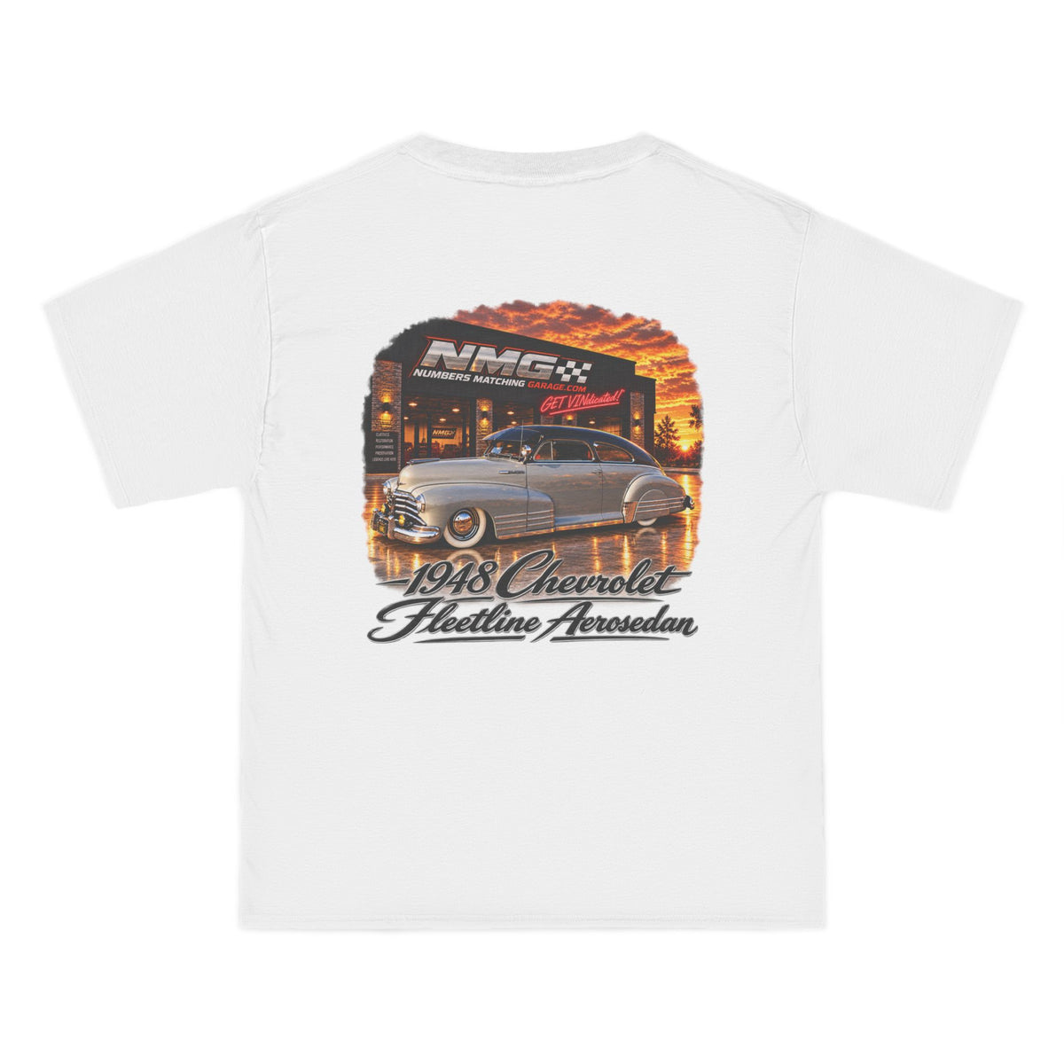 Numbers Matching Garage 1948 Chevrolet Fleetline Aerosedan Graphic T-Shirt