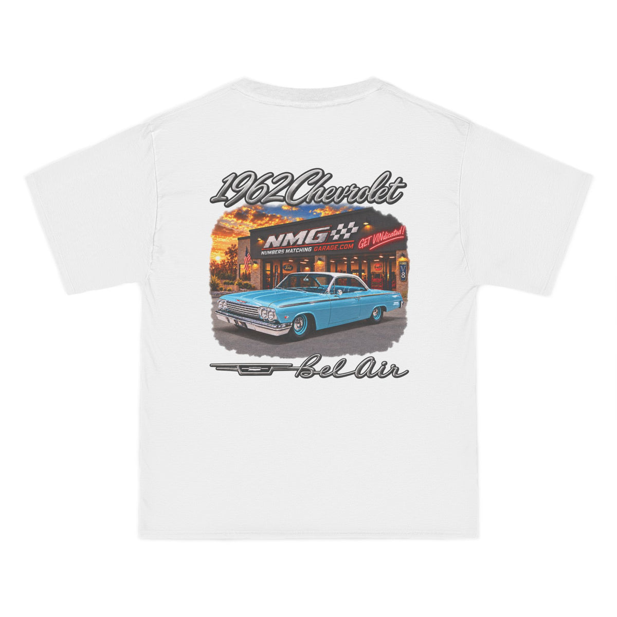Numbers Matching Garage 1962 Chevrolet Bel Air 409 Graphic T-Shirt