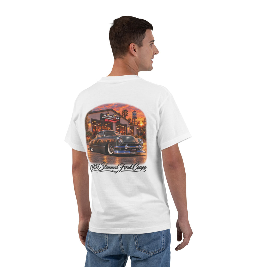 Numbers Matching Garage 1951 slammed Ford Coupe Graphic T-Shirt